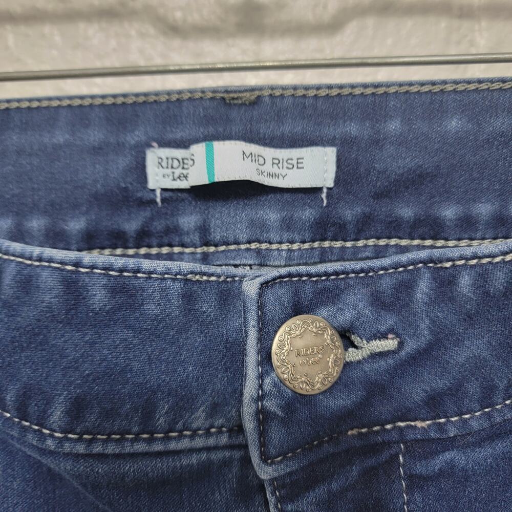 Lee Riders Midrise Skinny Jeans, Set of 2 pairs in size 18M - Picture 4 of 16